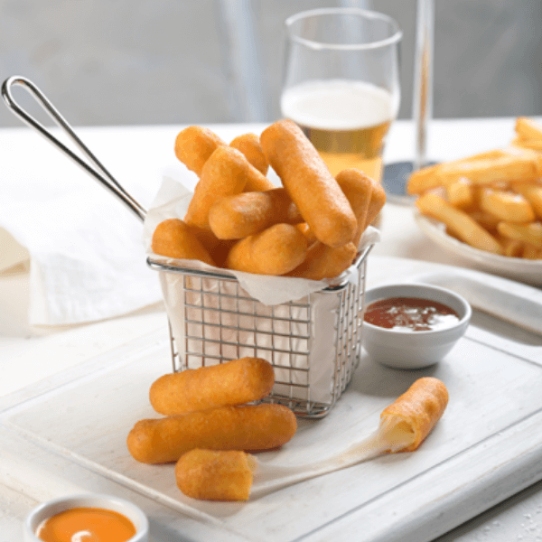 Crispy Battered Mozzarella Sticks - Image 3