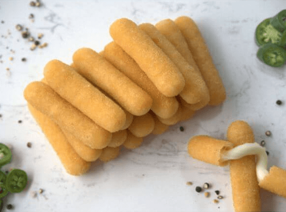 crumbed jalapeno mozzarella sticks